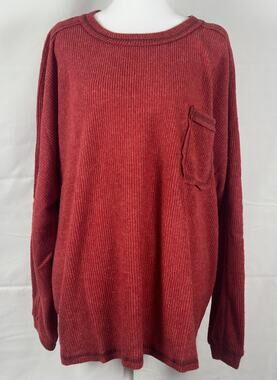 Zenana NWT Plus Size Soft Ribbed Sweater – 1X/2X – Red Perfect for Fall